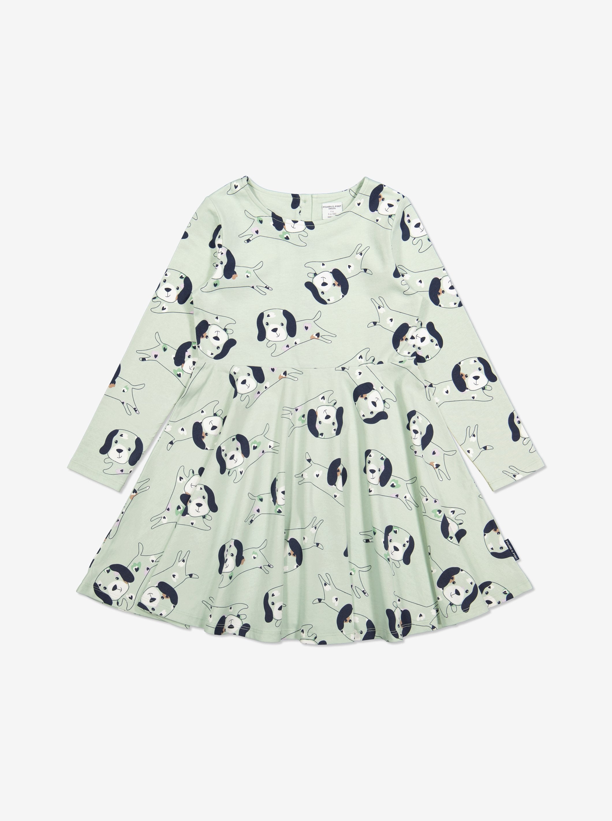 Puppy Print Kids Dress