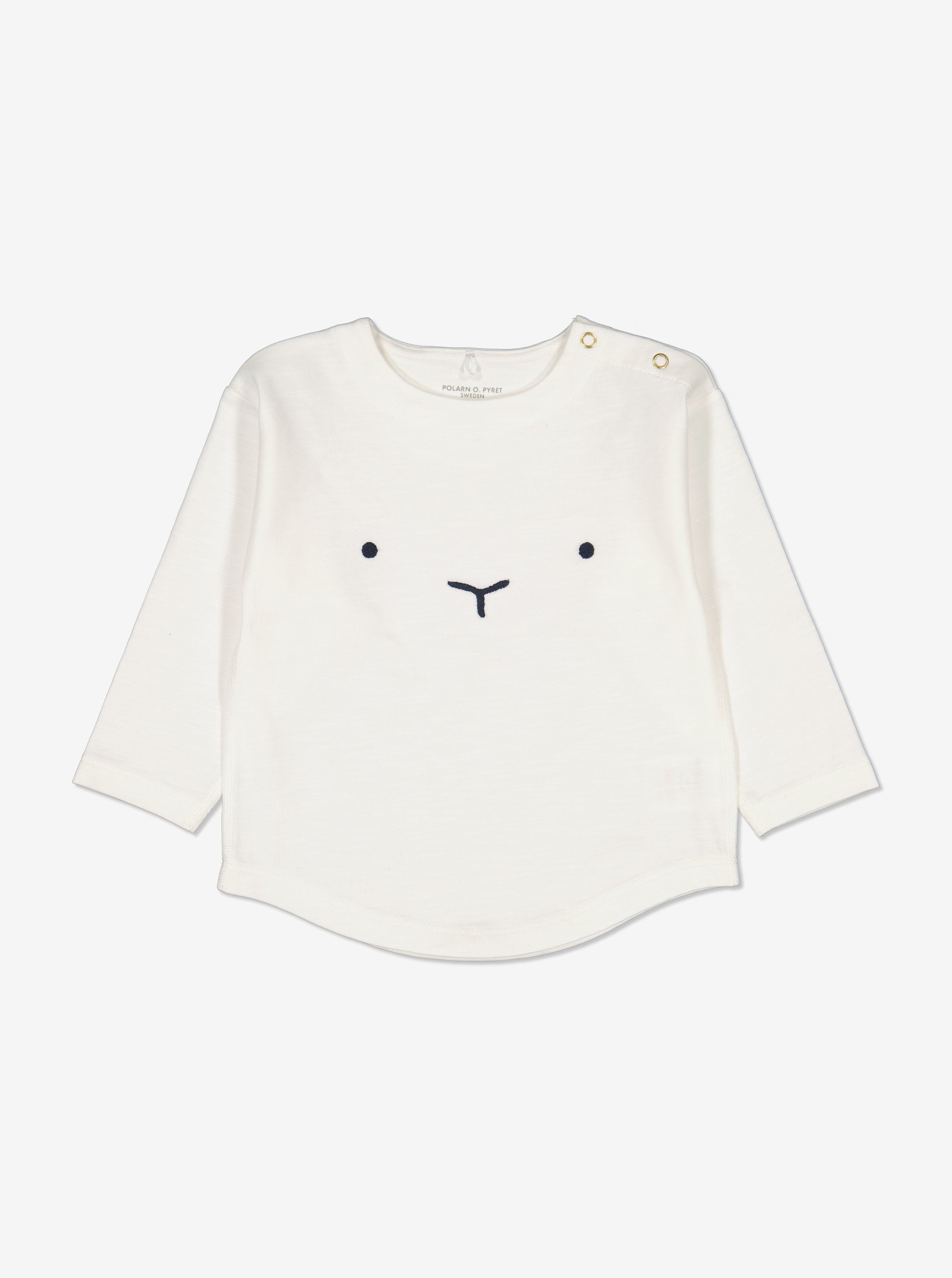 Embroidered Face Baby Top