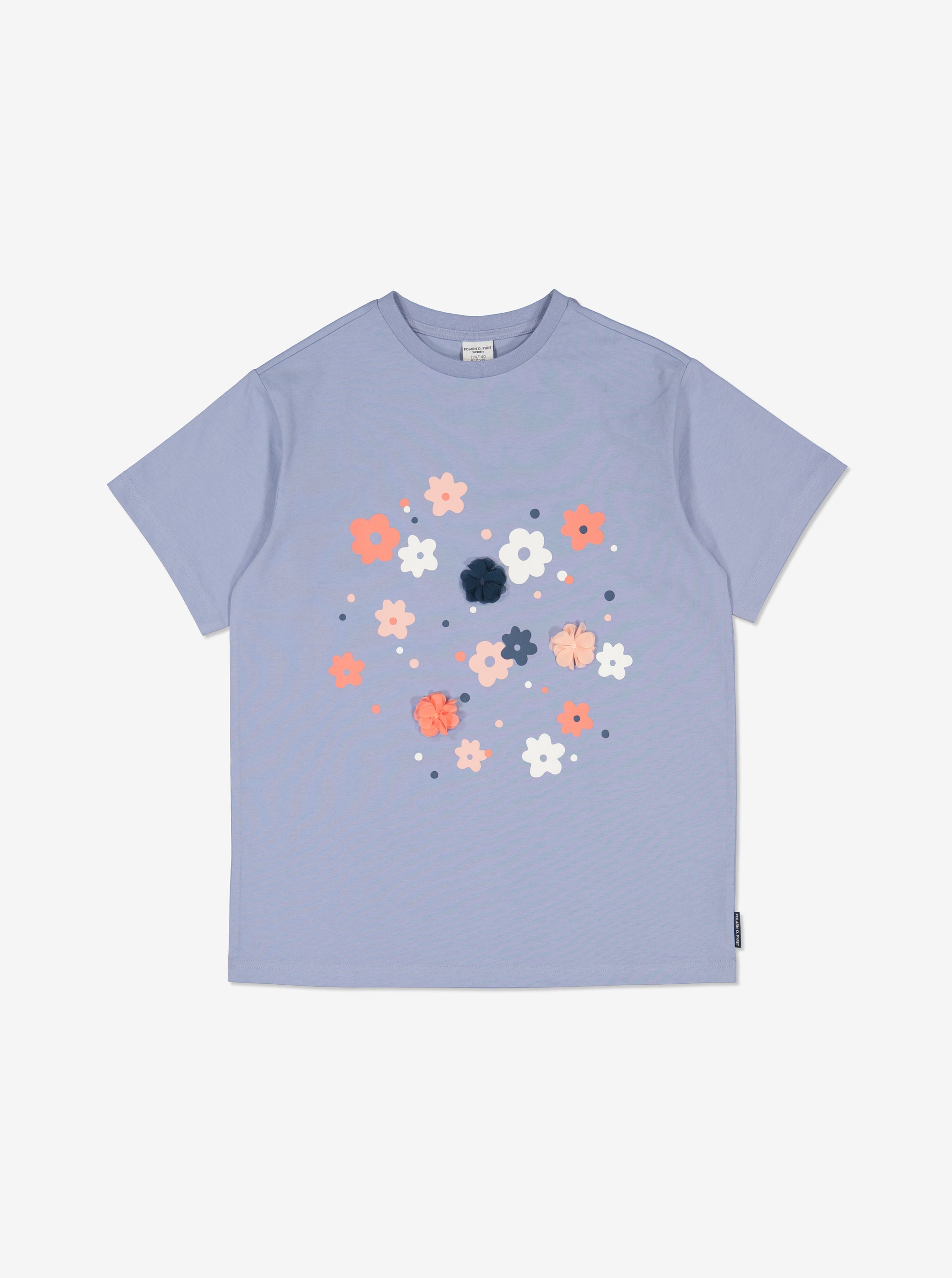 Floral Print Oversized Kids T-Shirt