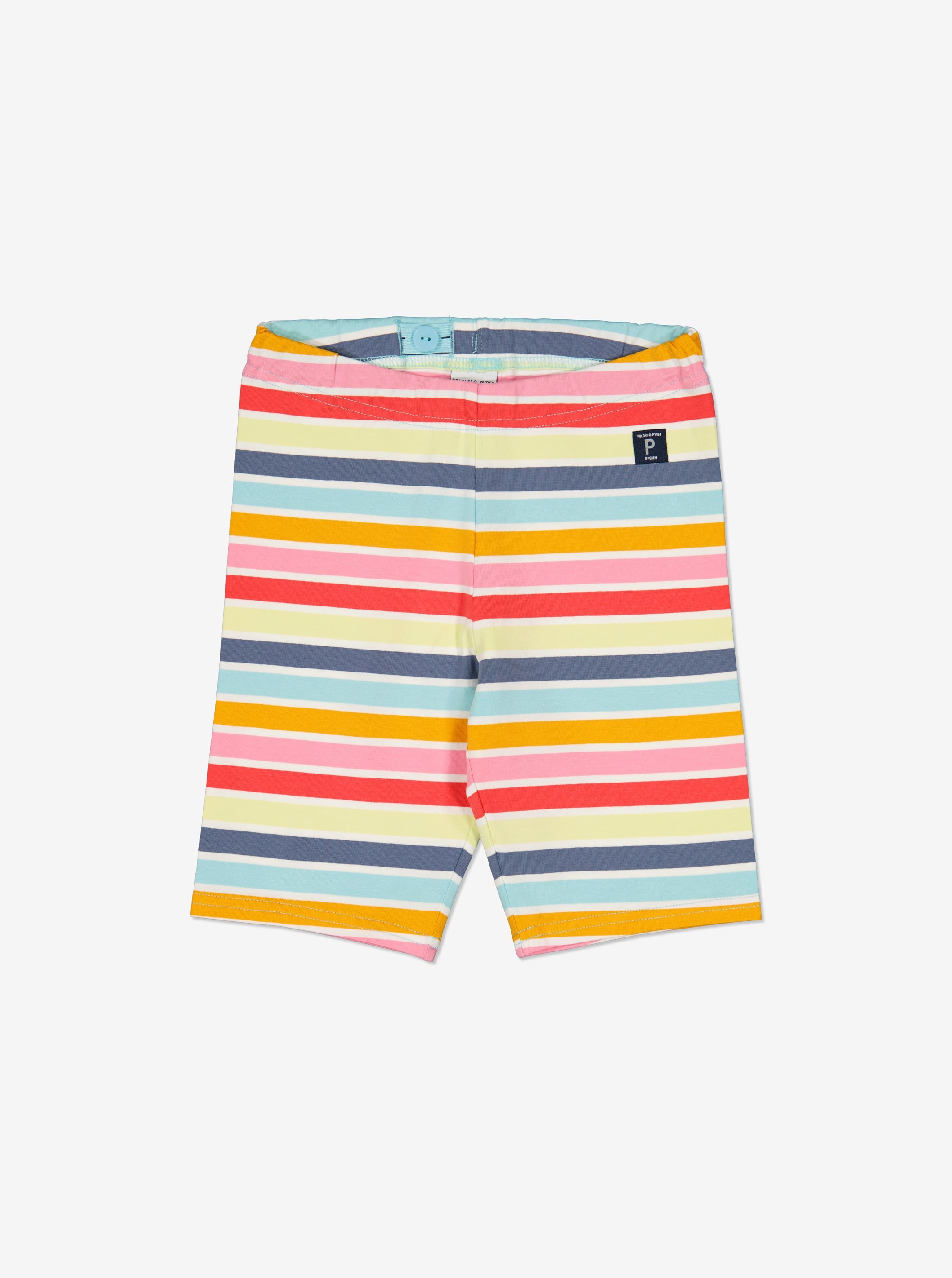 Striped Kids Cycling Shorts