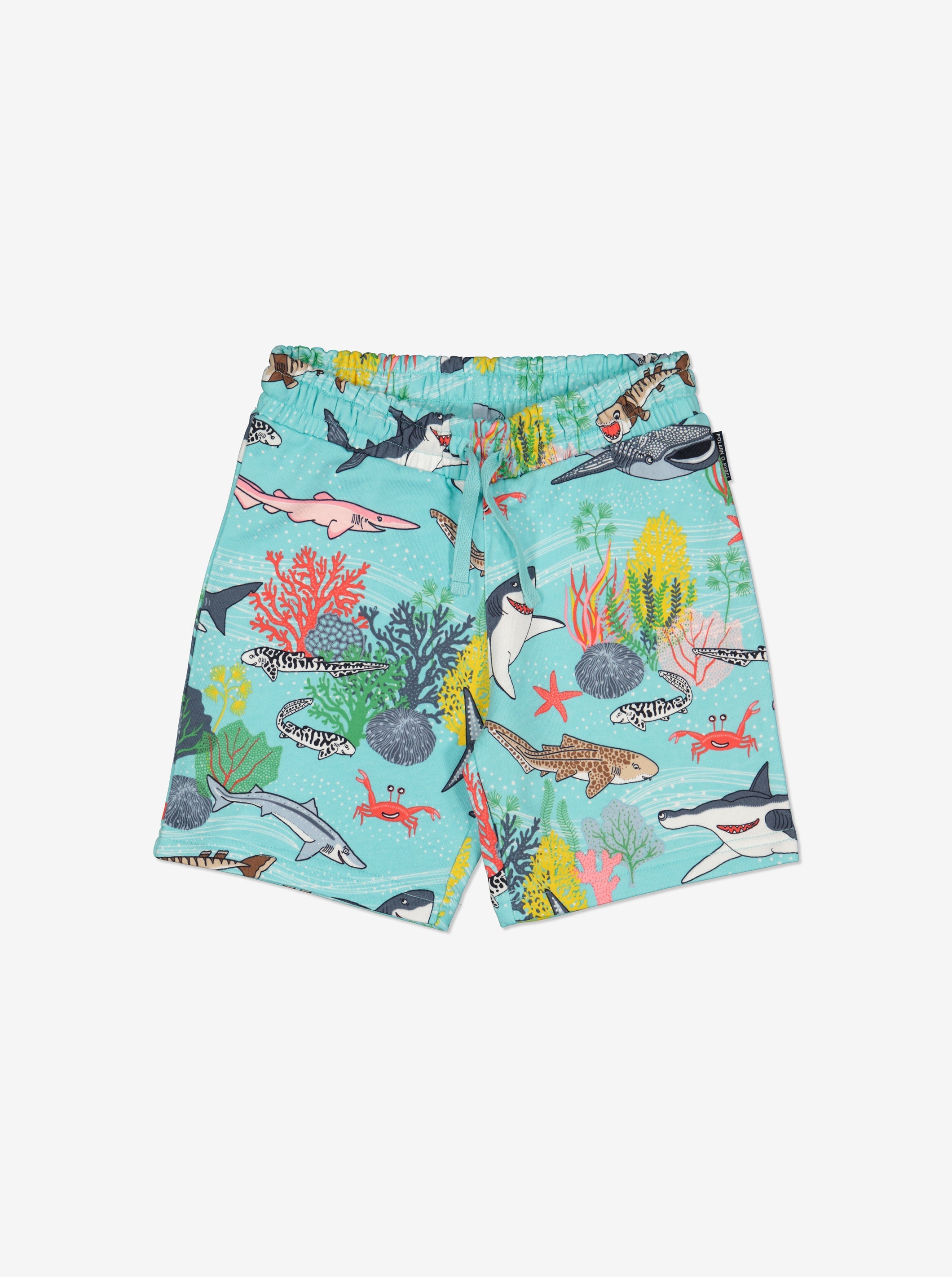 Sealife Print Kids Shorts