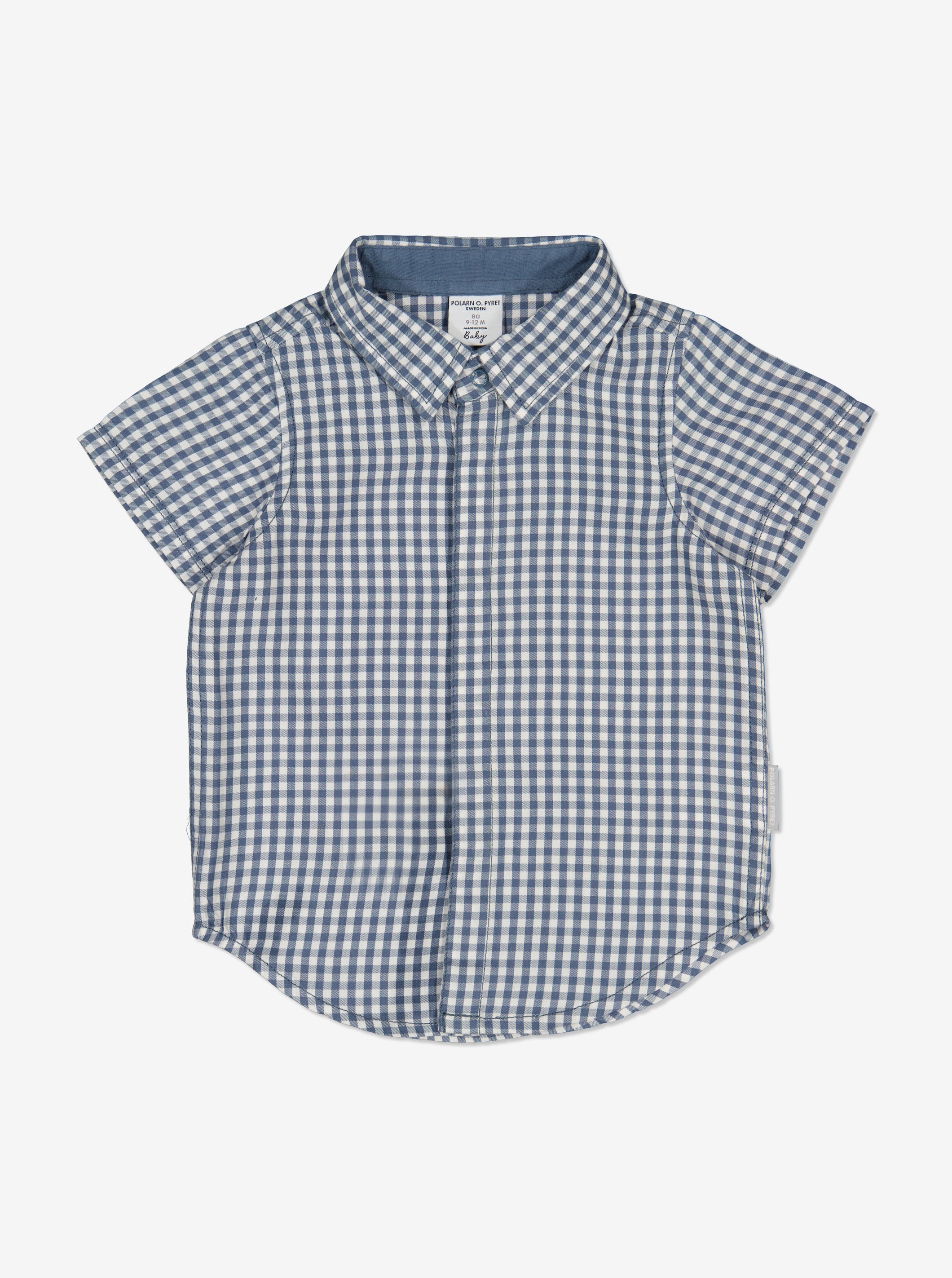 Smart Checked Baby Shirt