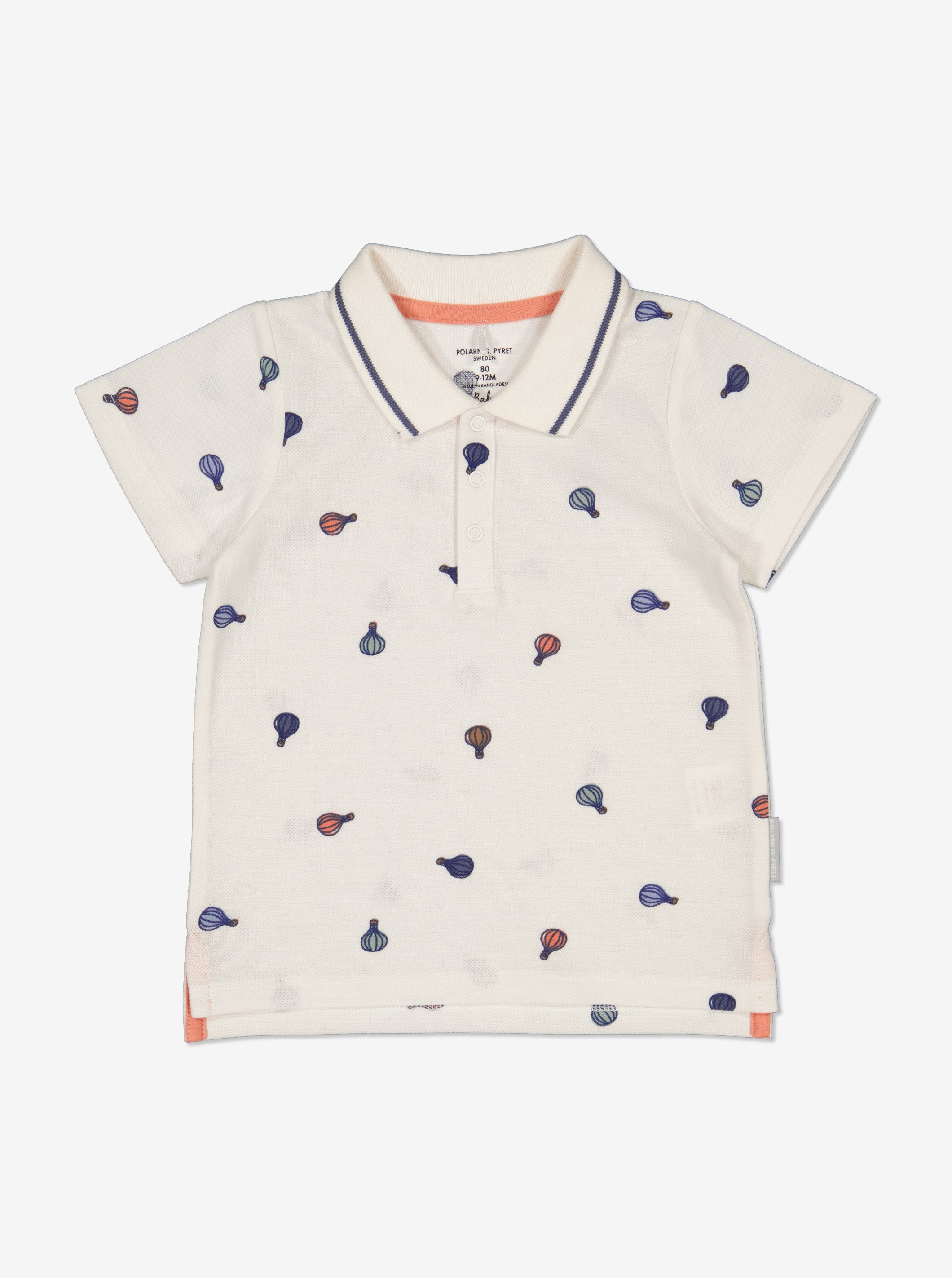 Balloon Print Baby Polo Shirt