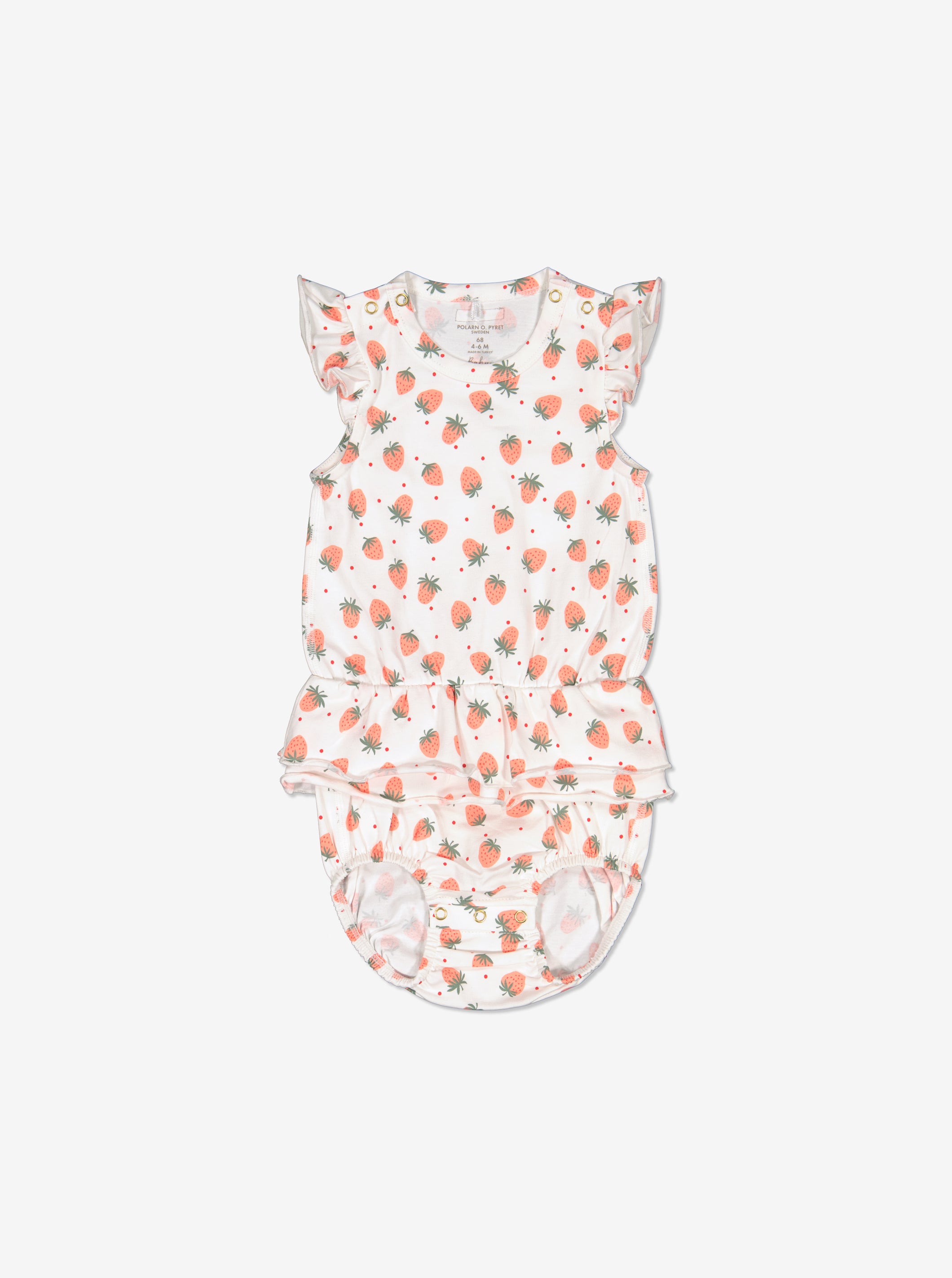 Strawberry Print Babygrow