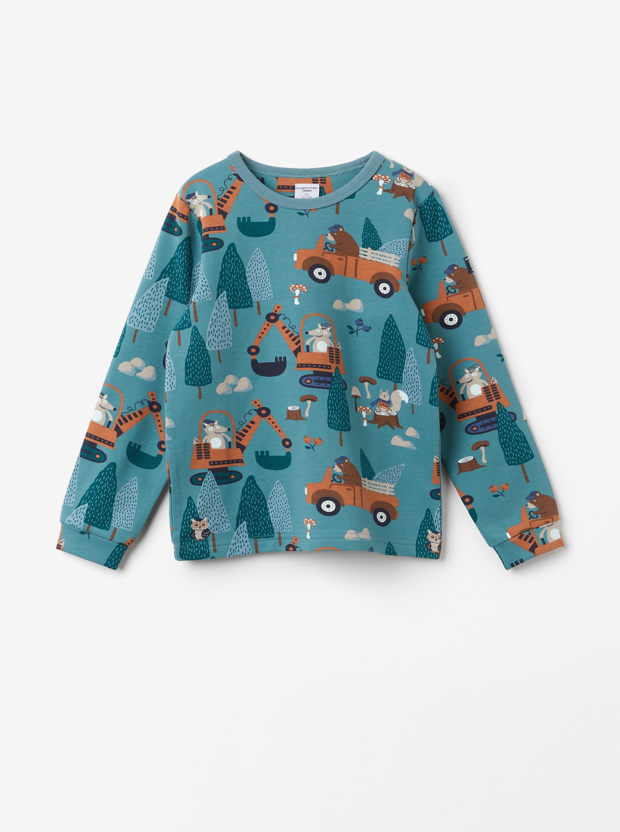 Nordic Nature Print Kids Top