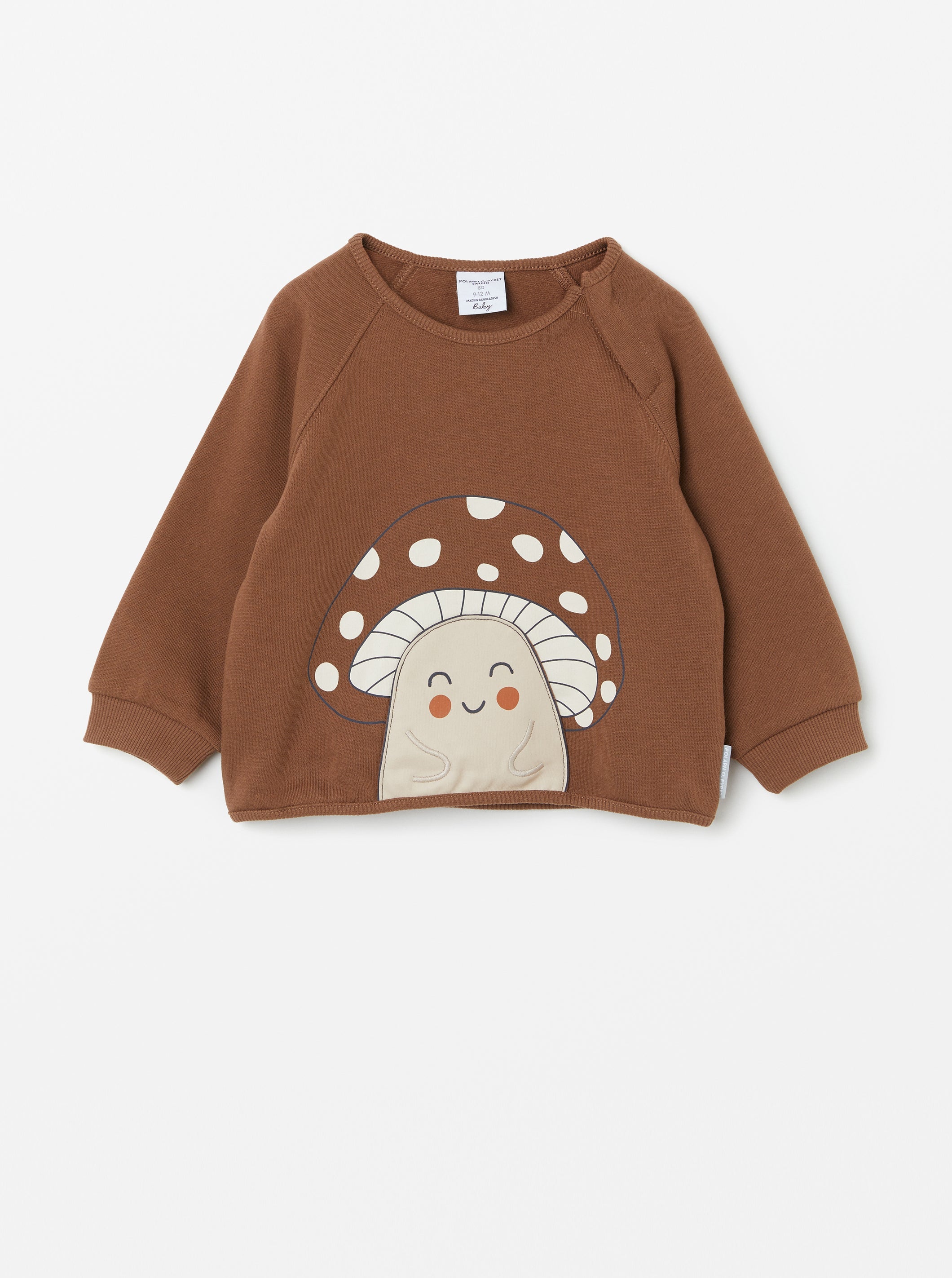 Mushroom Print Baby Sweatshirt