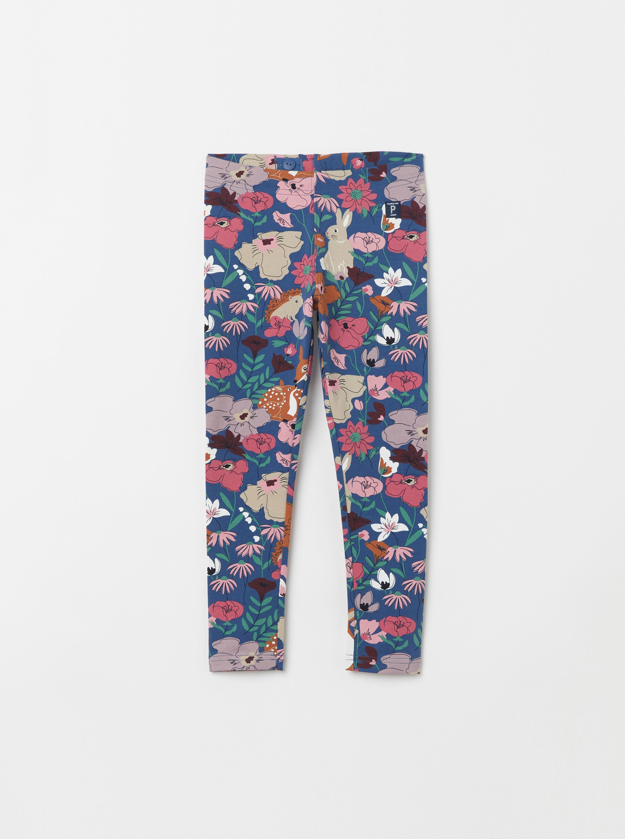 Floral Print Kids Leggings