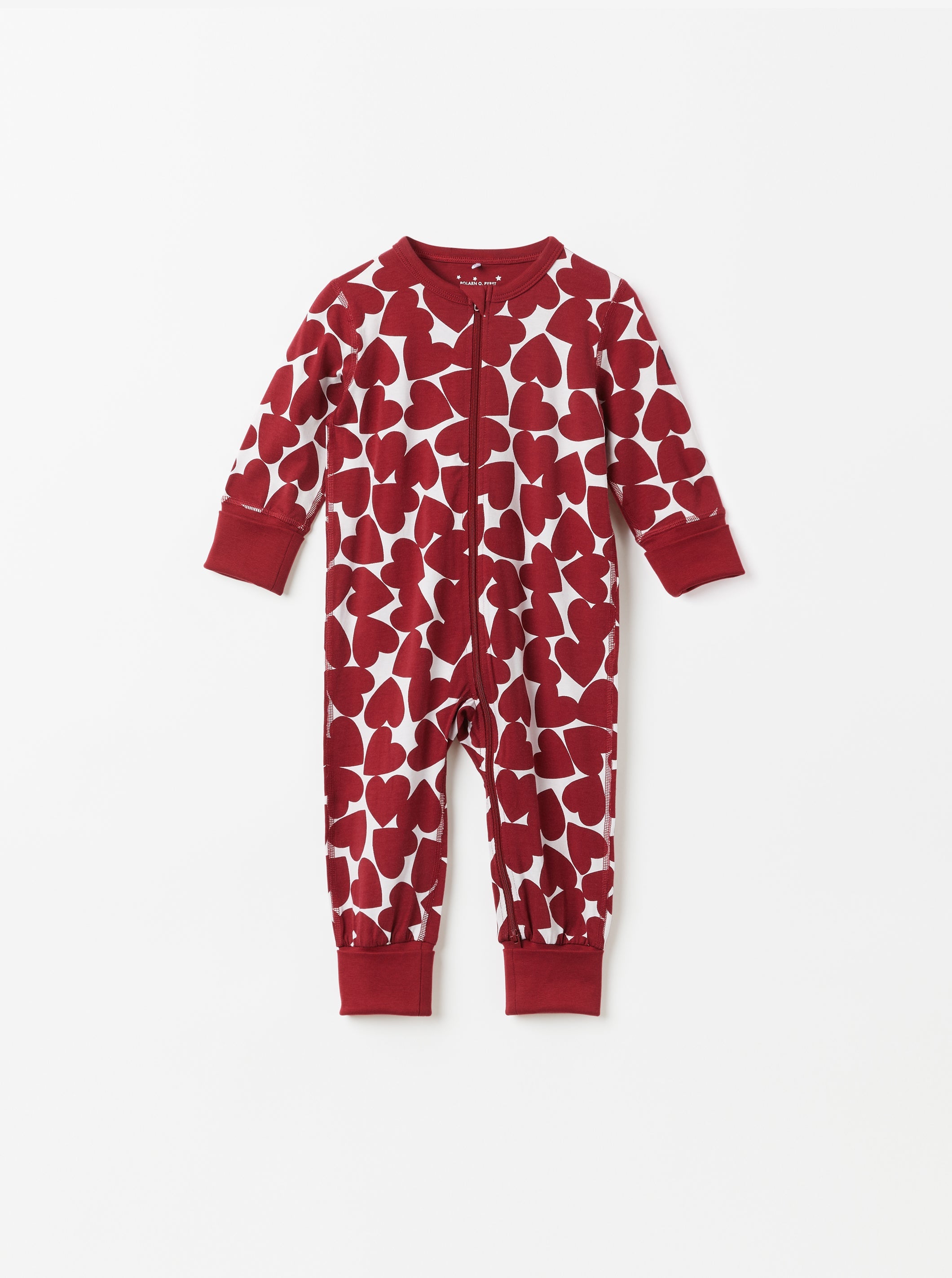 Heart Print Kids Sleepsuit