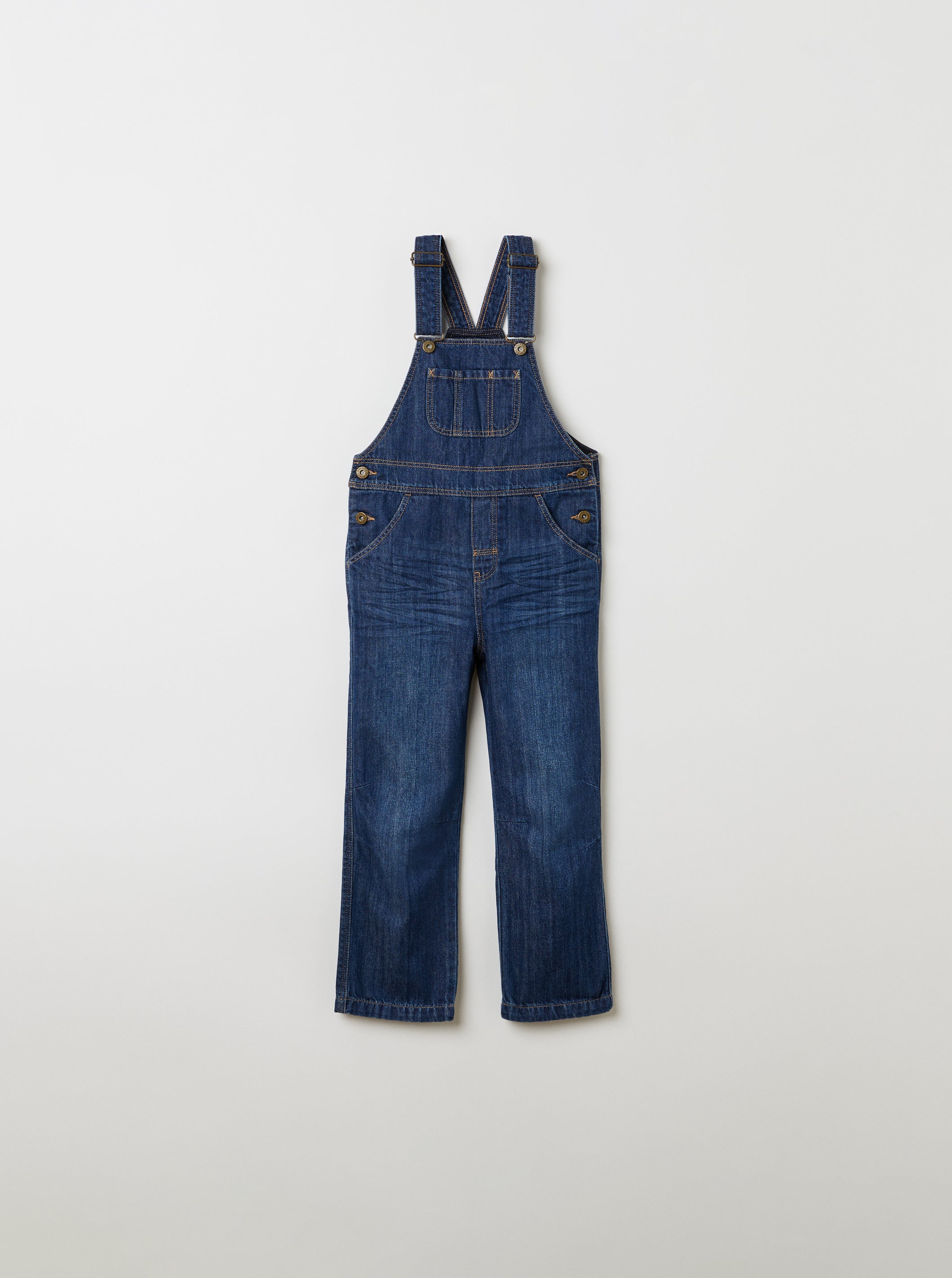 Kids Denim Dungarees