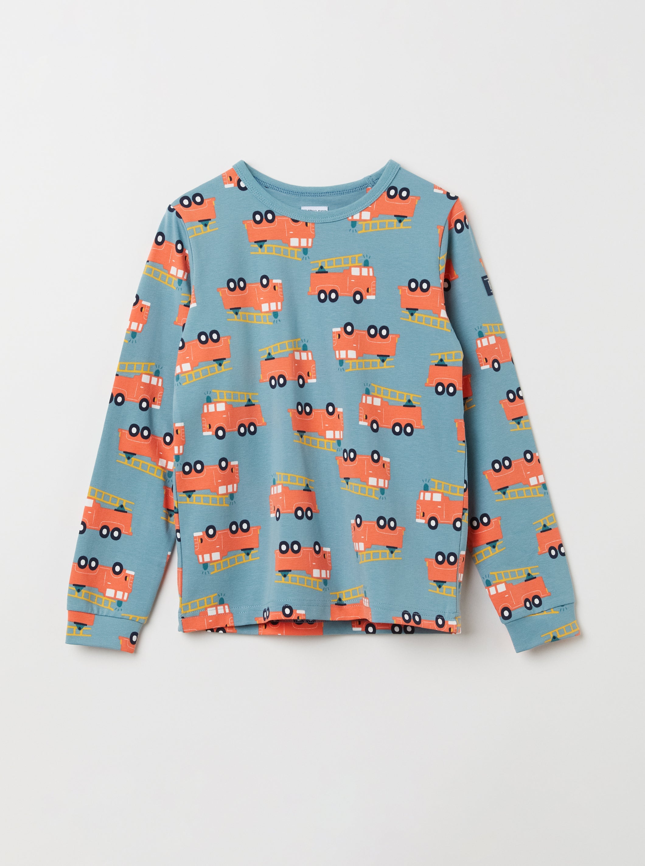 Fire Engine Print Kids Top