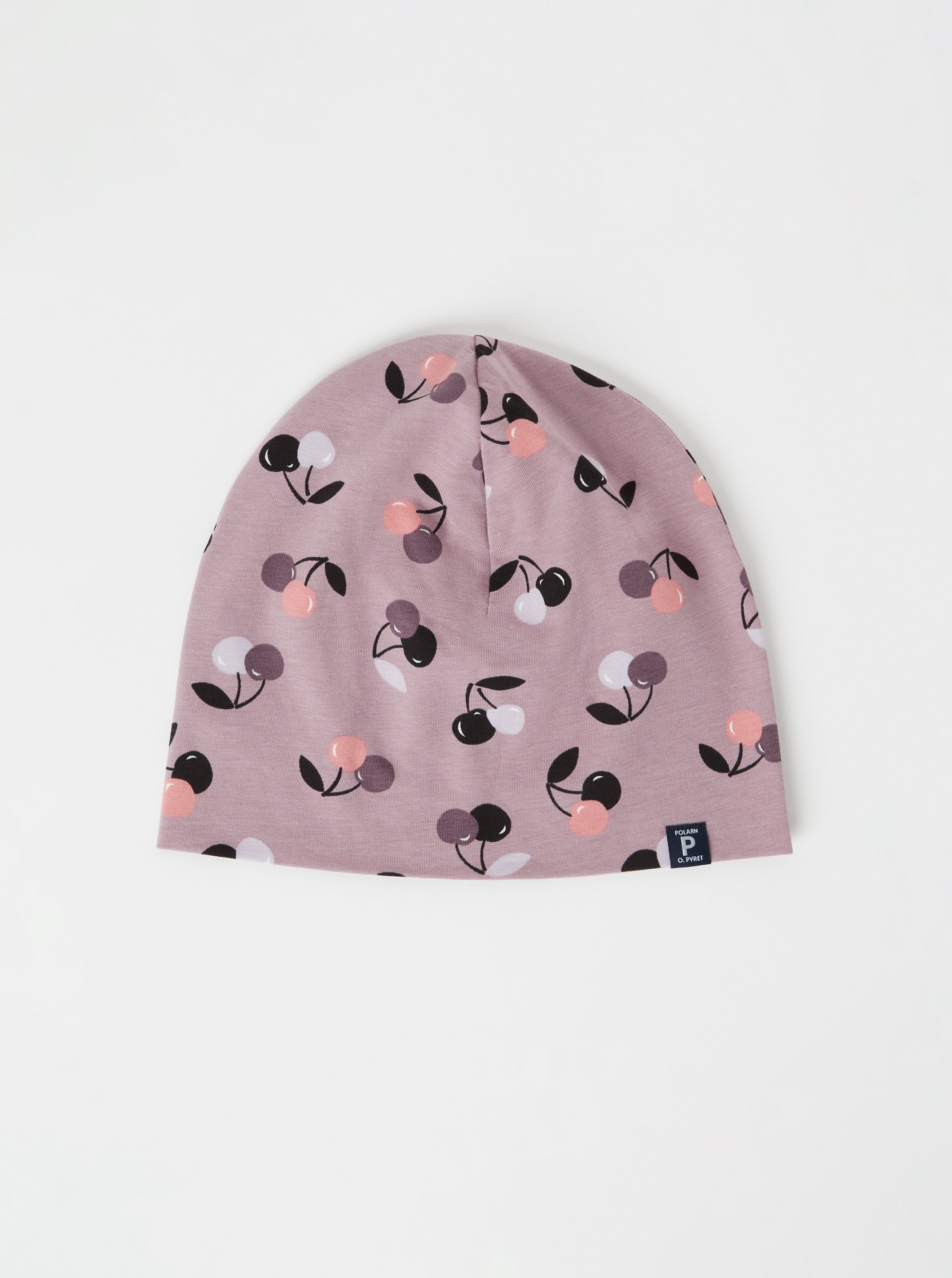 Cherry Print Kids Beanie Hat