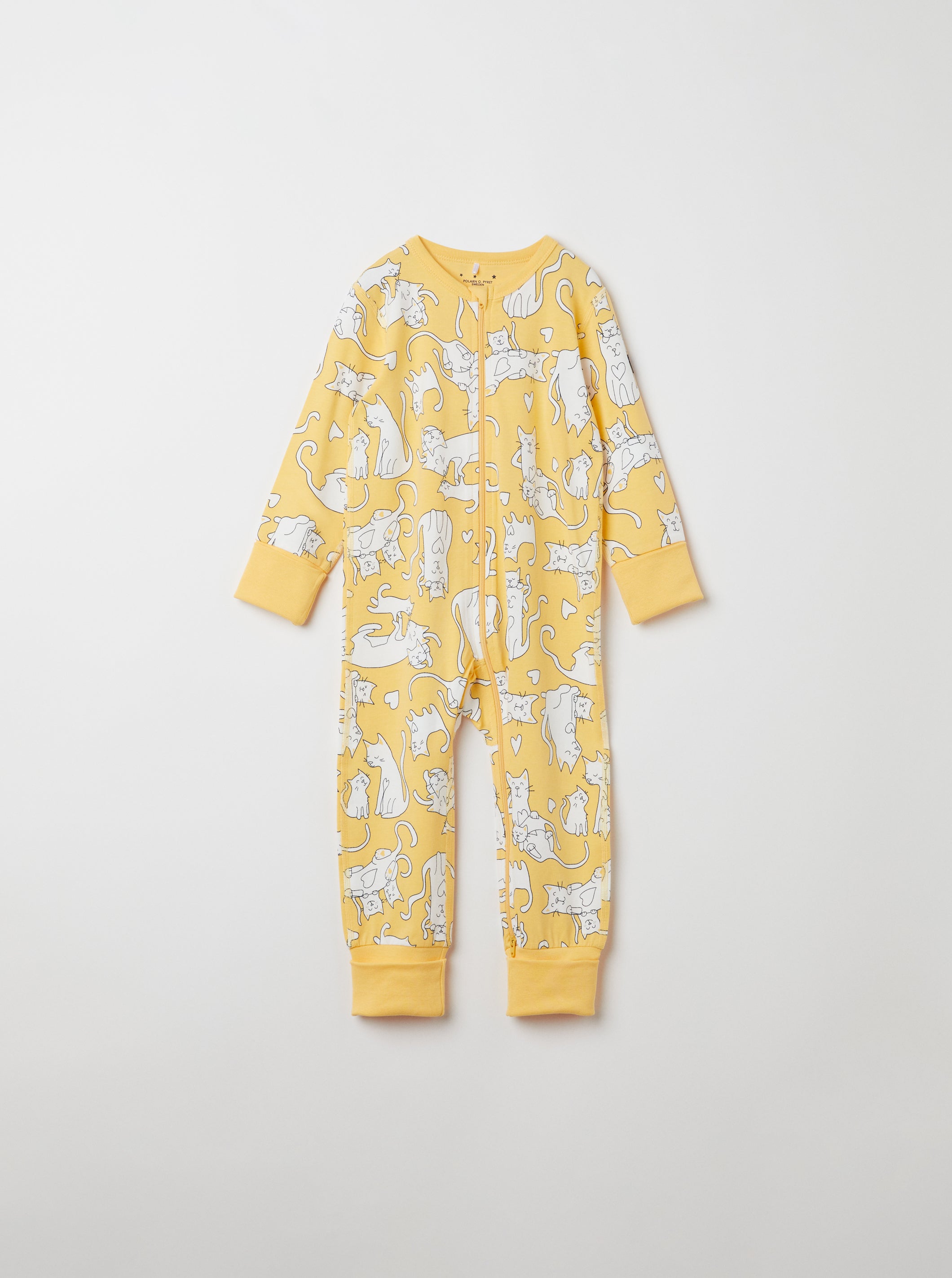 Cat Print Kids Sleepsuit