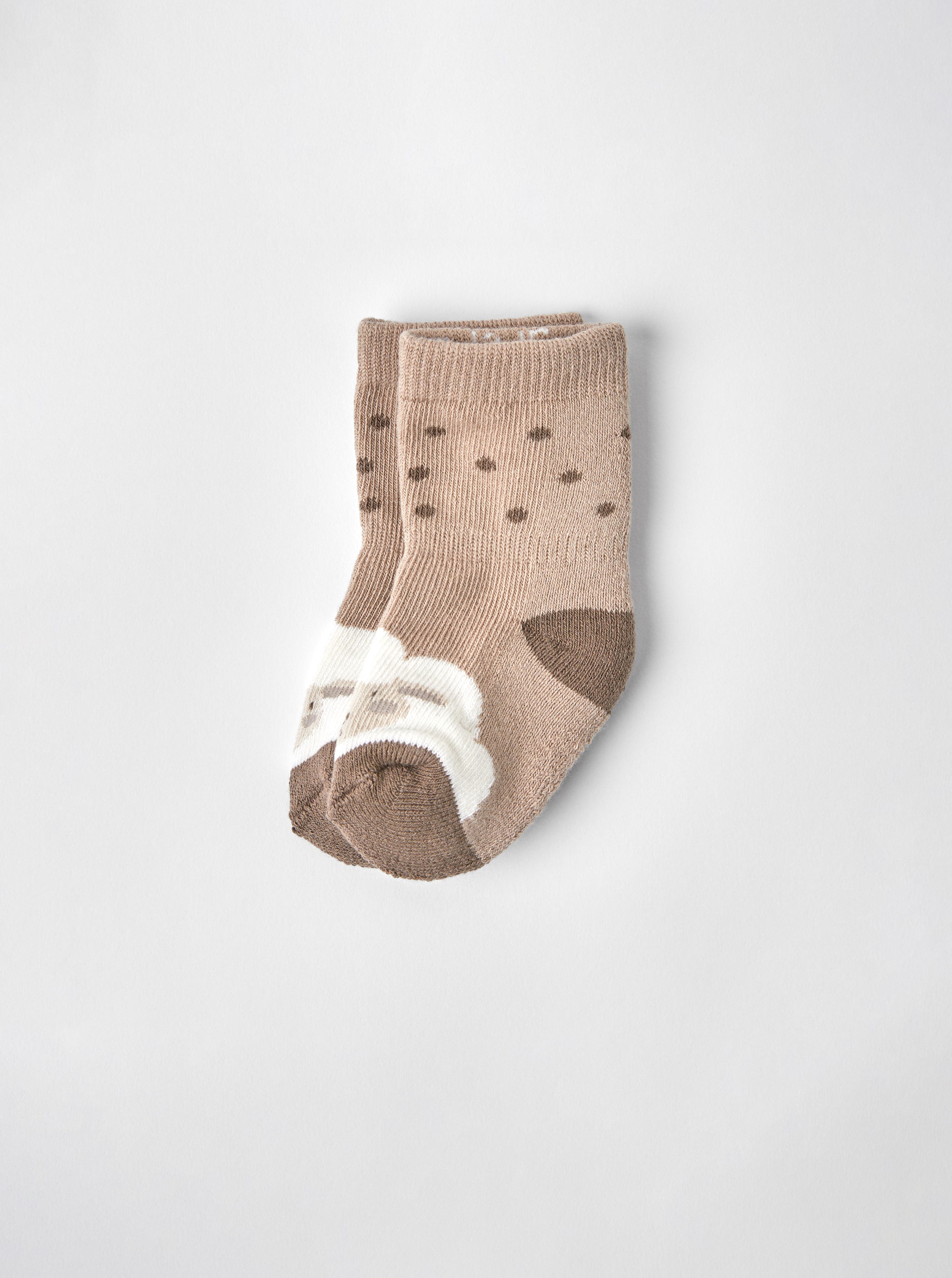 Cotton Flower Print Baby Socks