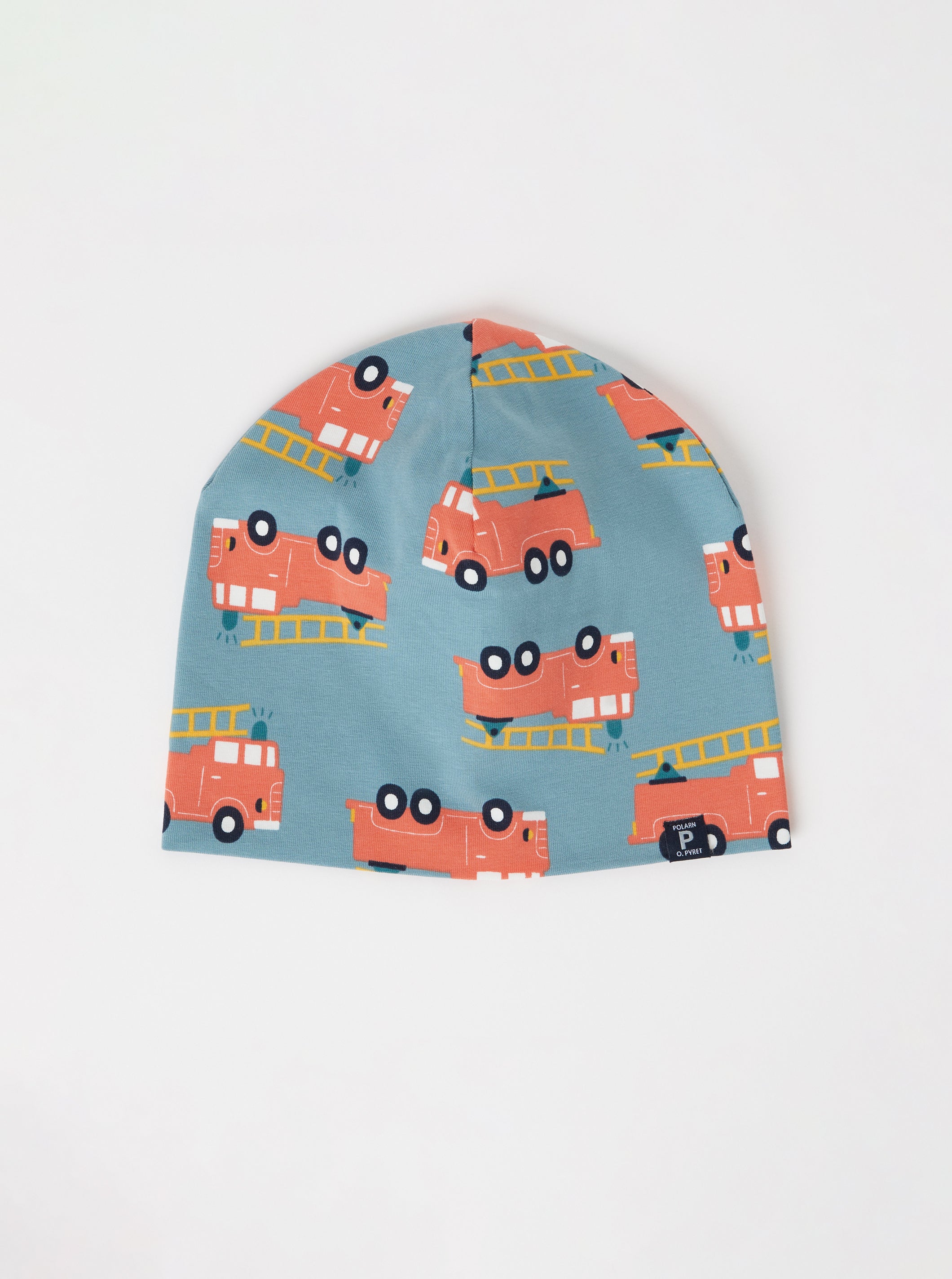 Fire Engine Print Kids Beanie Hat