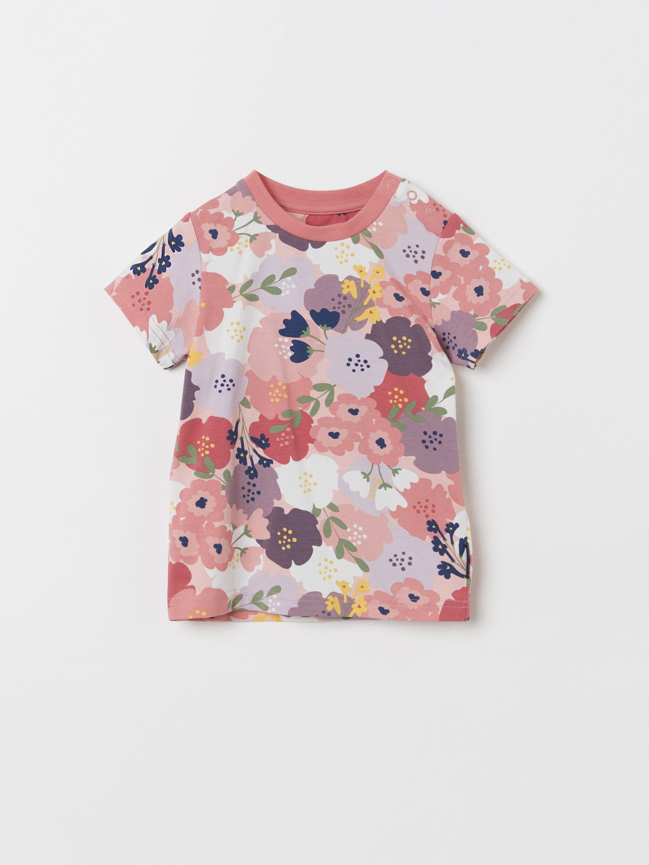 Floral Print Kids T-Shirt