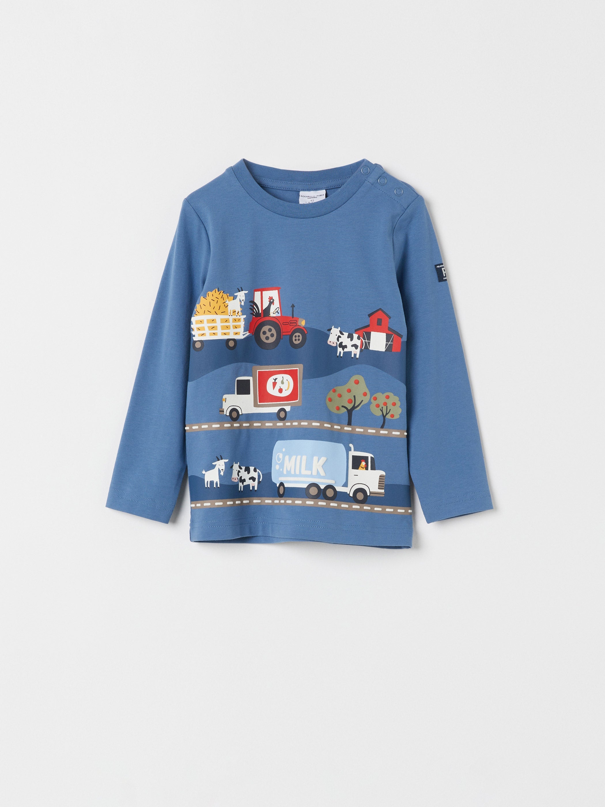 Vehicle Print Kids Top