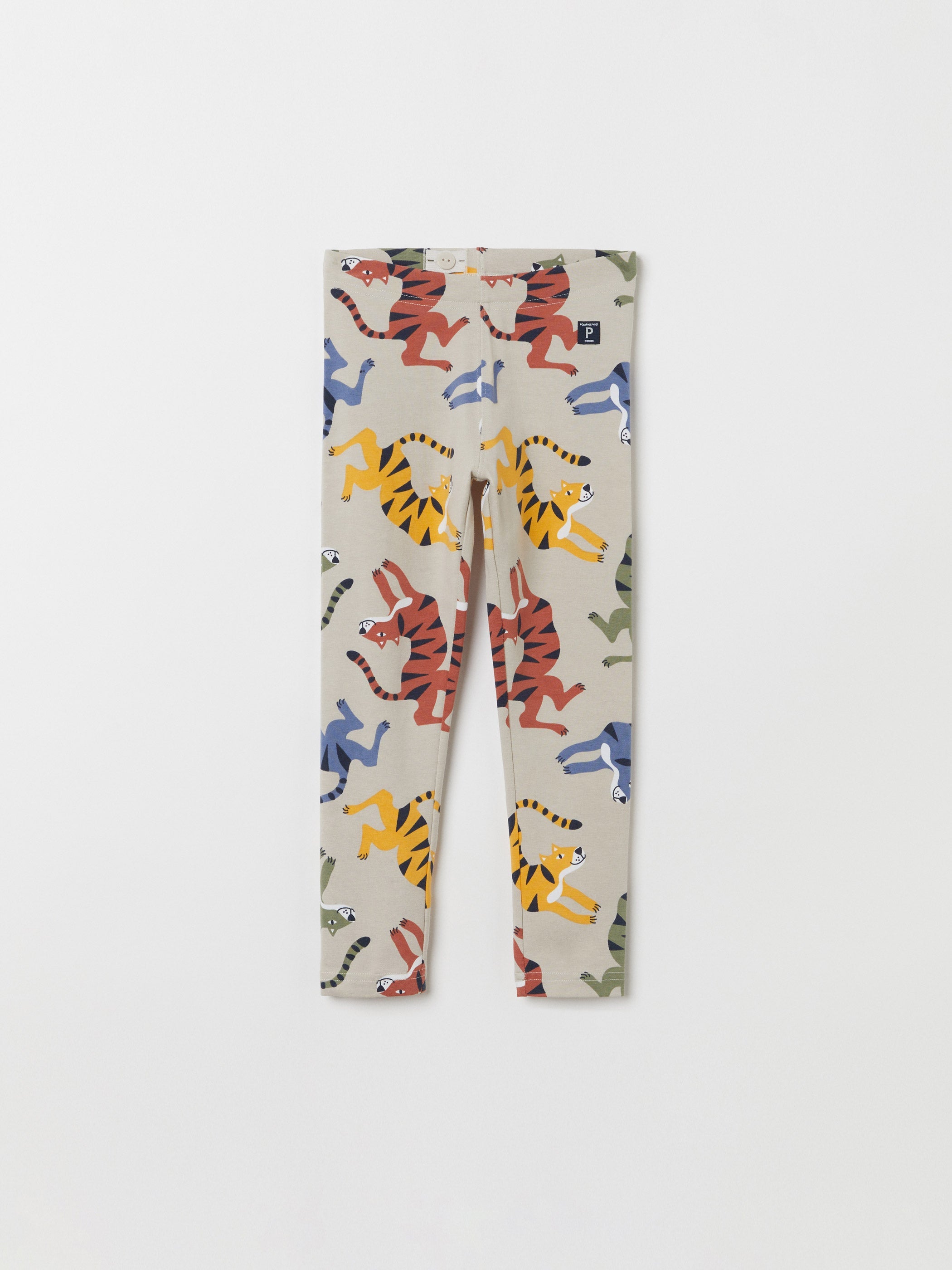 Tiger Print Kids Leggings