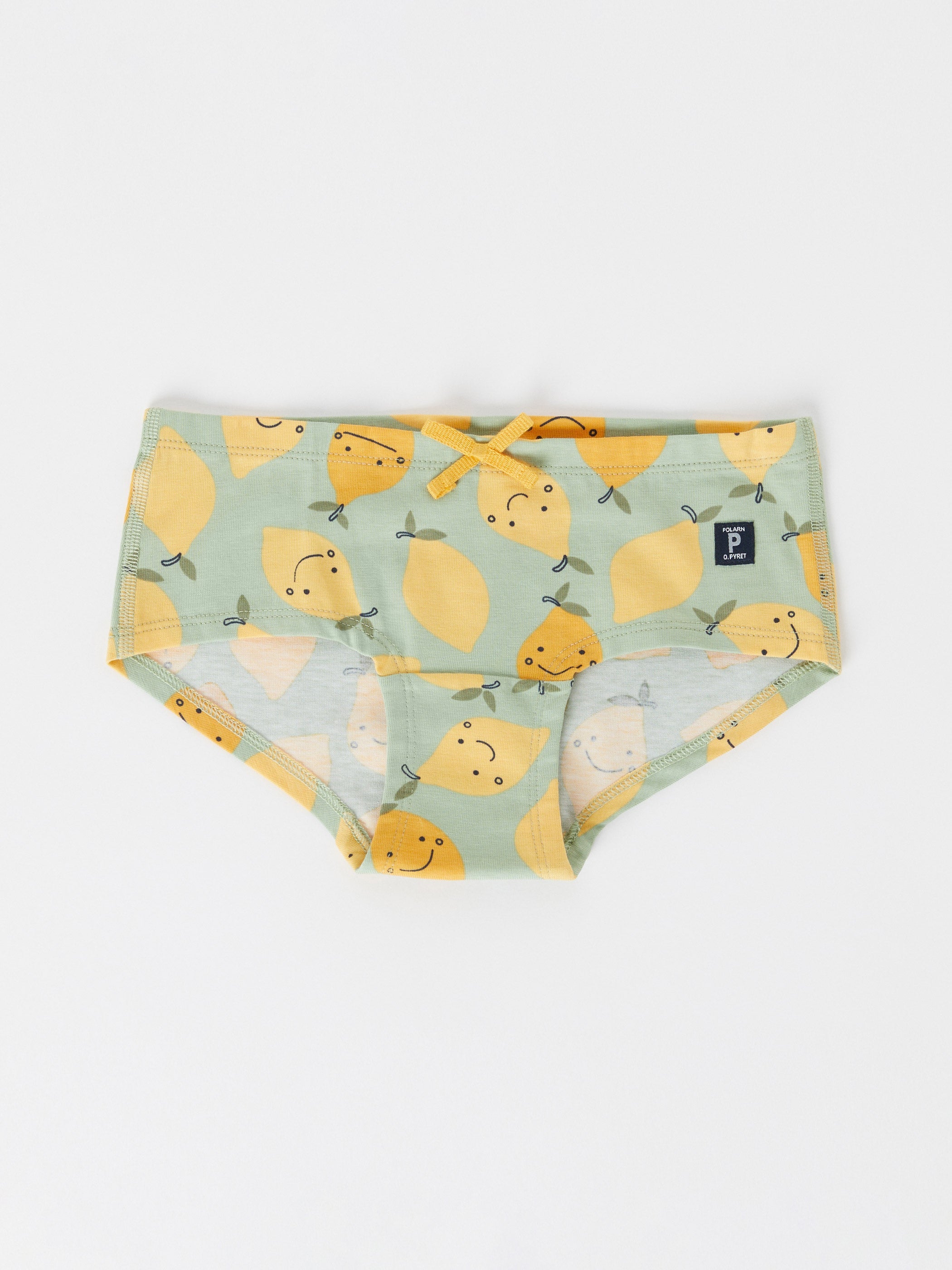 Lemon Print Girls Hipster Briefs