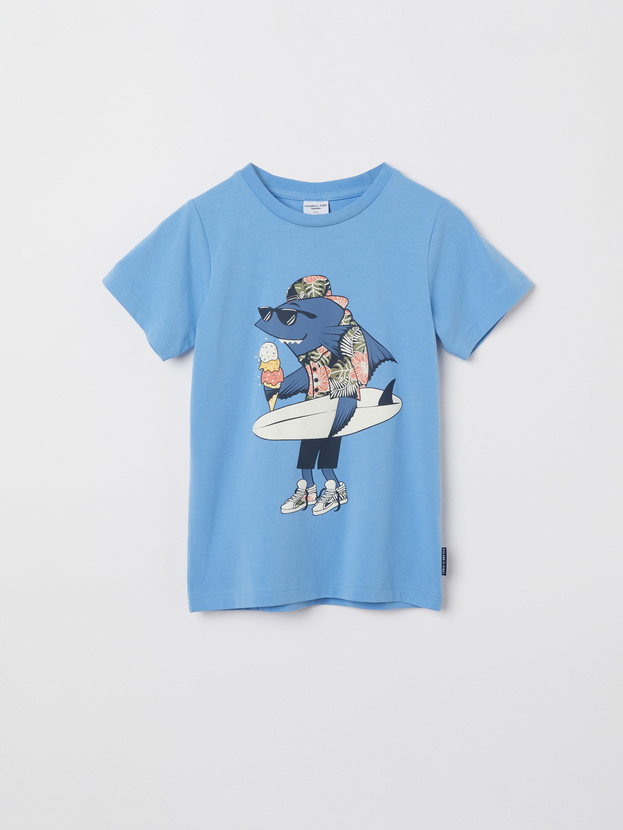 Shark Print Kids T-Shirt