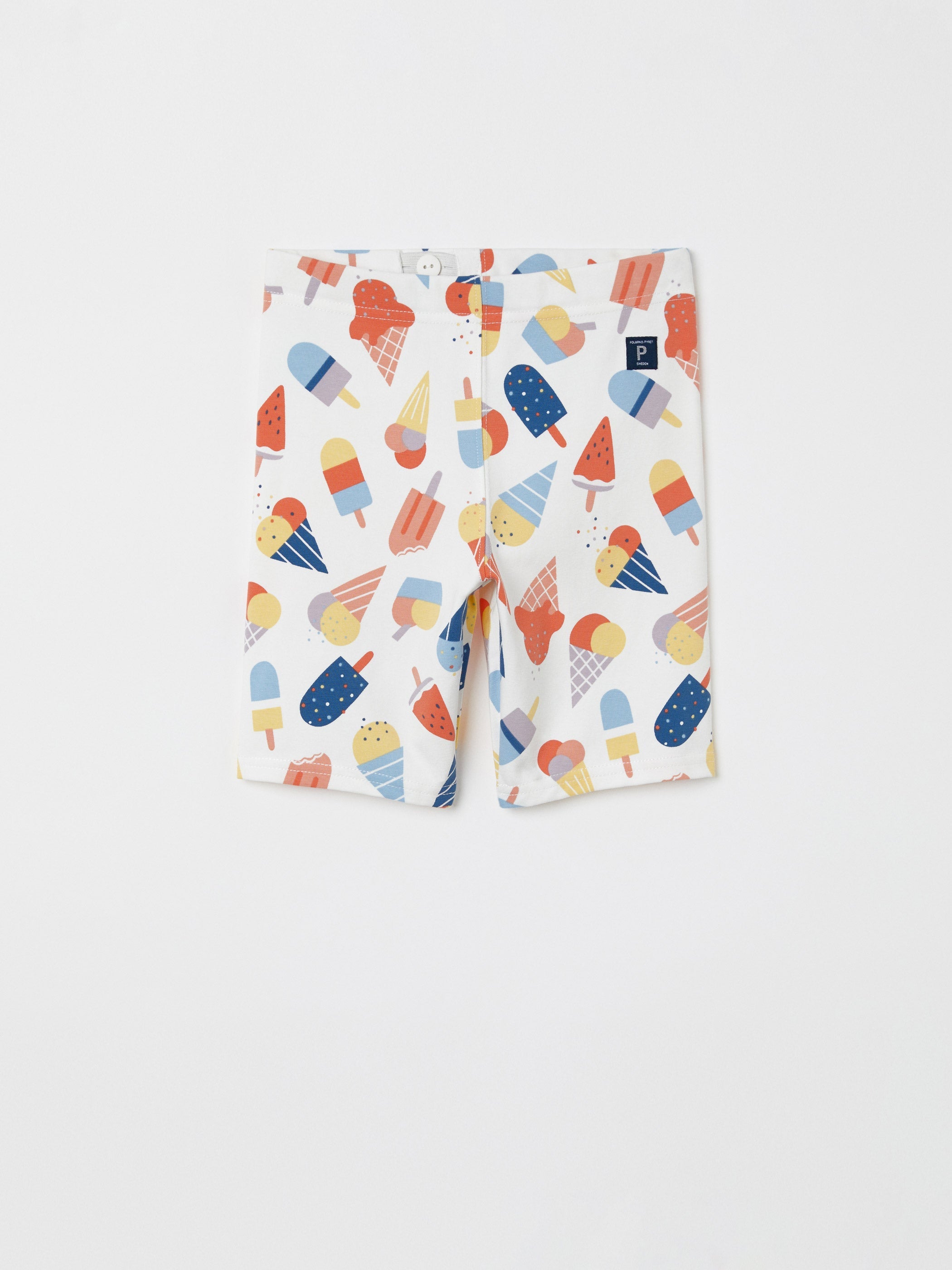 Ice Cream Legging Style Kids Cycle Shorts