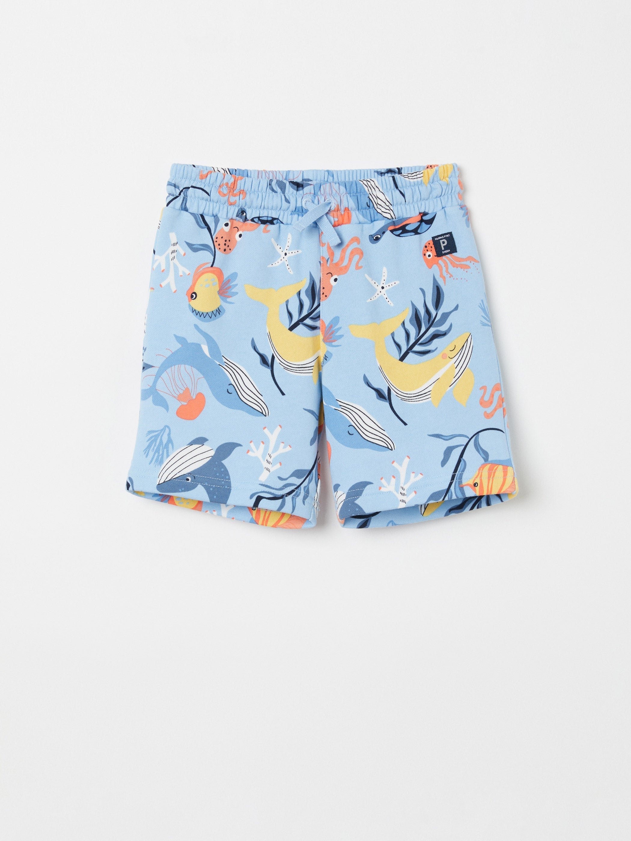 Sea Print Kids Shorts