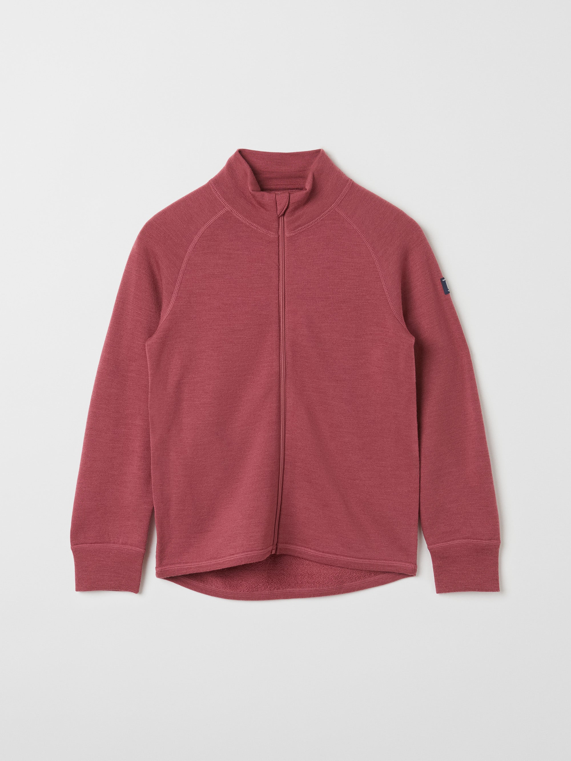 Thermal Terry Merino Kids Zip Top