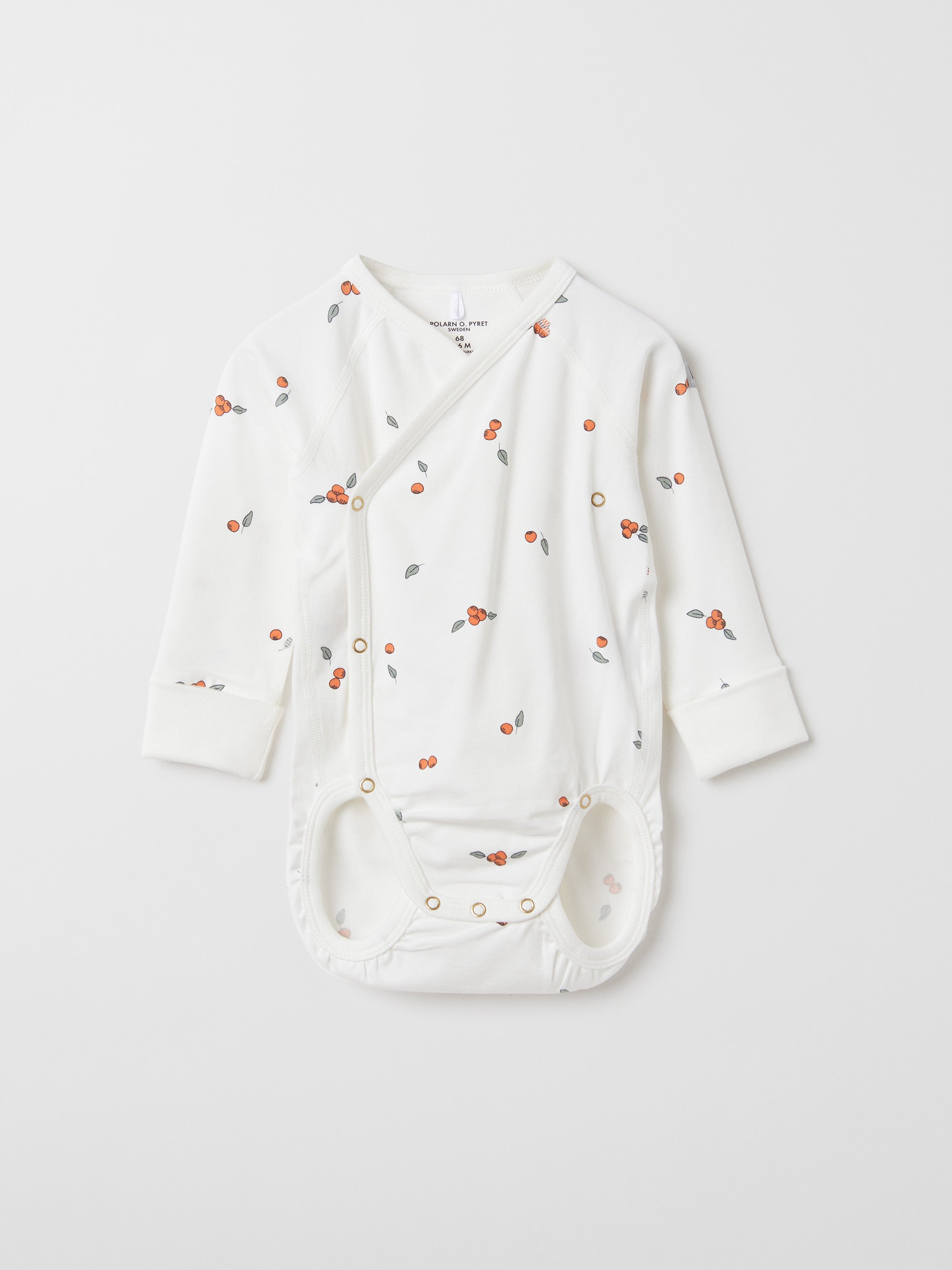 Berry Print Wraparound Babygrow