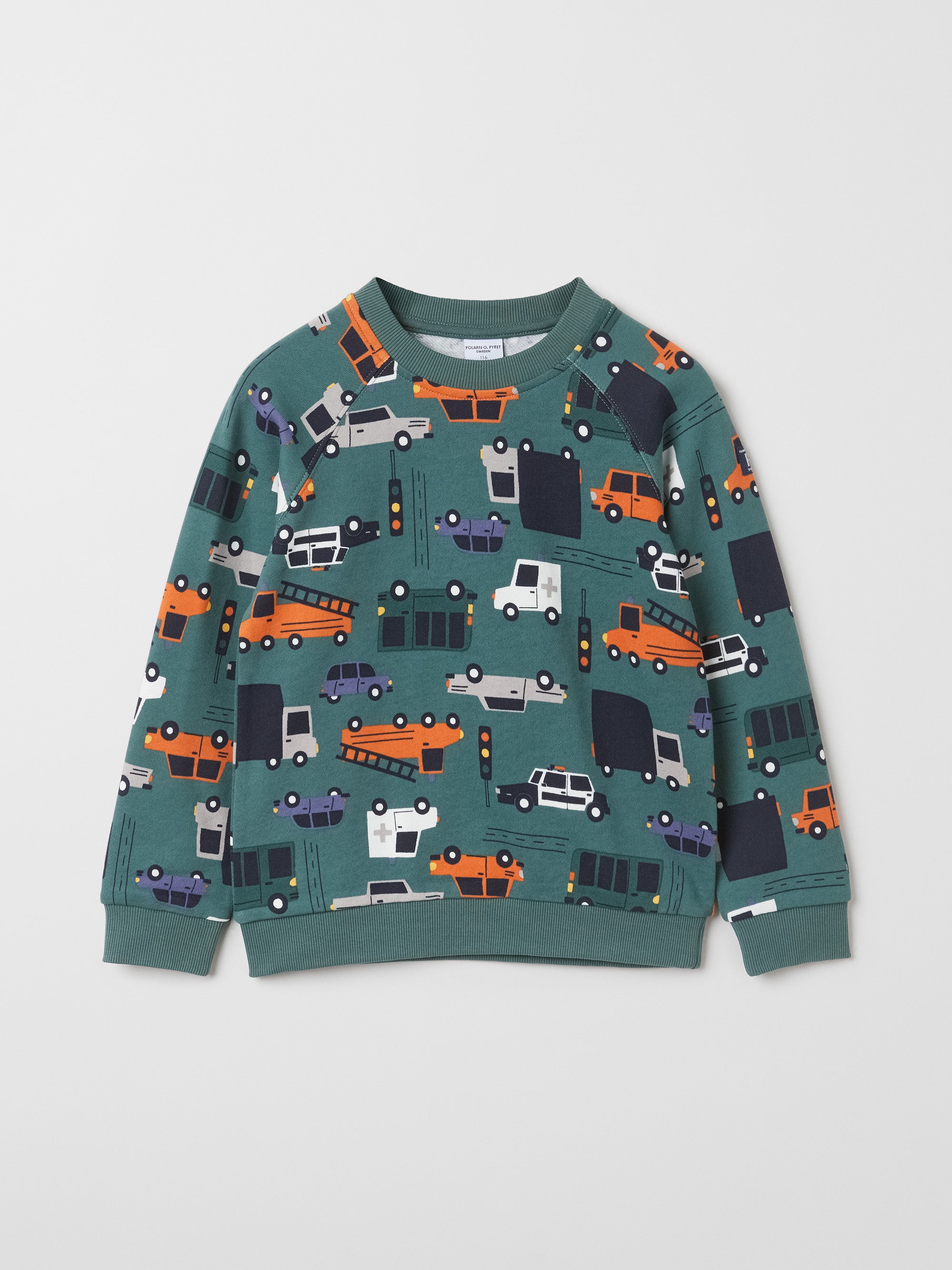 Vehicle Print Kids Sweatshirt