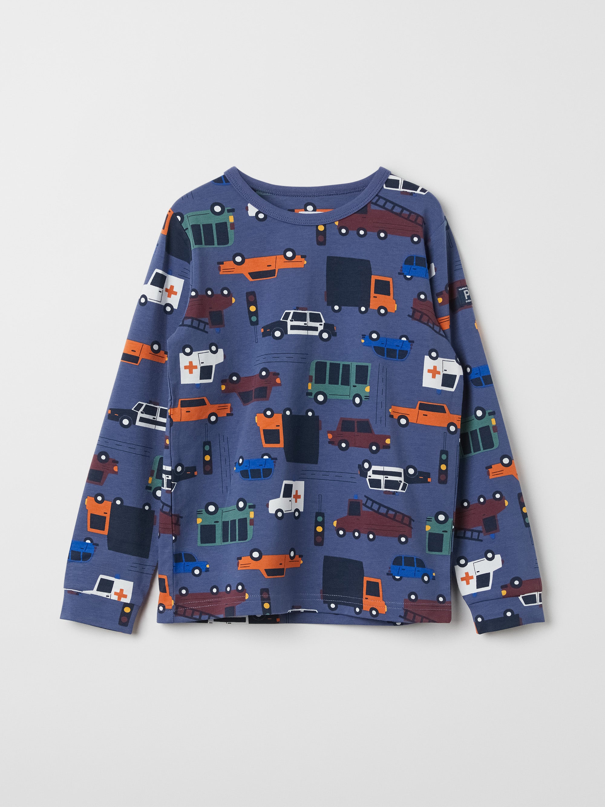 Vehicle Print Kids Top