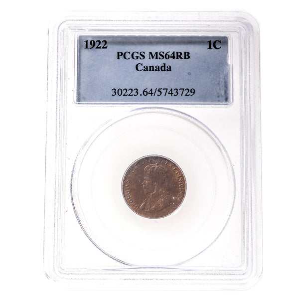 1 cent 1893 Red and Brown PCGS MS-64