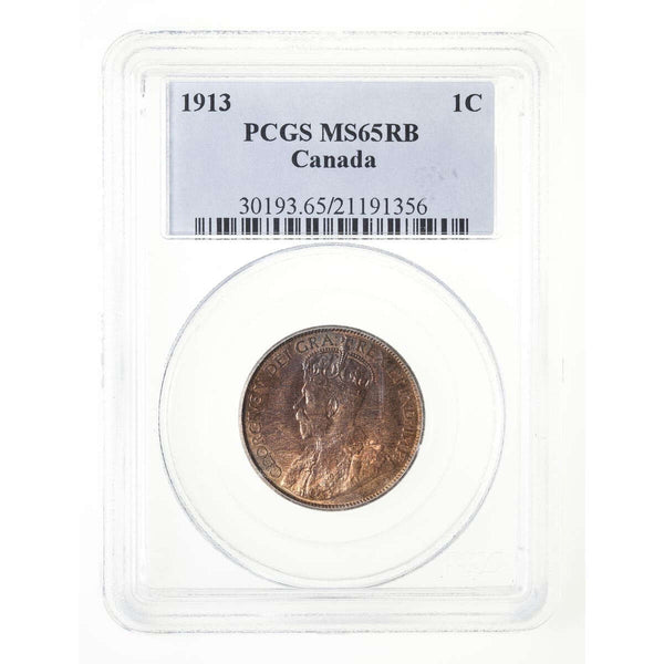 2 Cent Error Coin (Struck On 1c) PCGS MS65RB