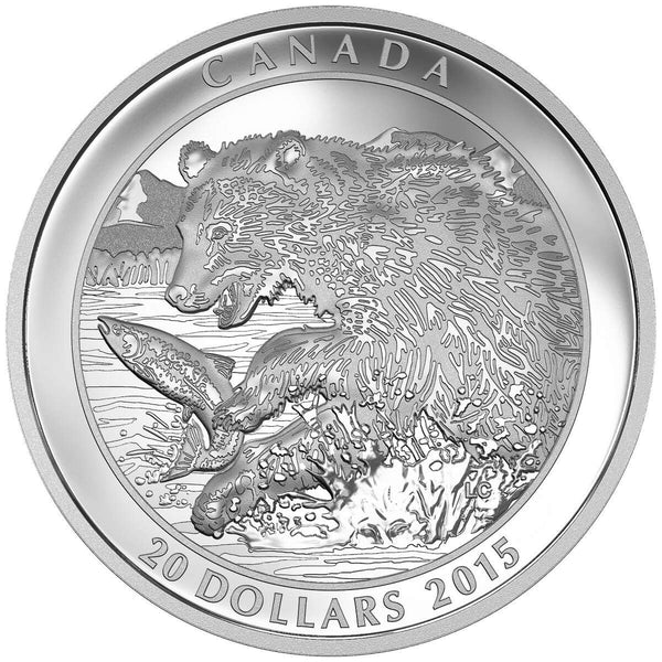 1 oz. Fine Silver 4-Coin Subscription – North American Sportfish (2015)