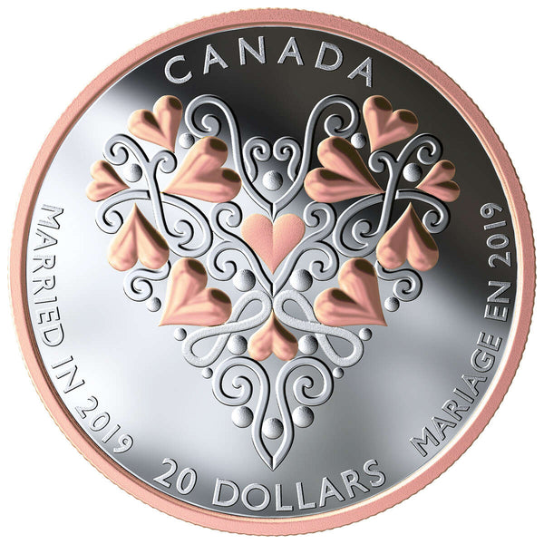 2021 $20 Best Wishes on Your Wedding Day! - Pure Silver Coin