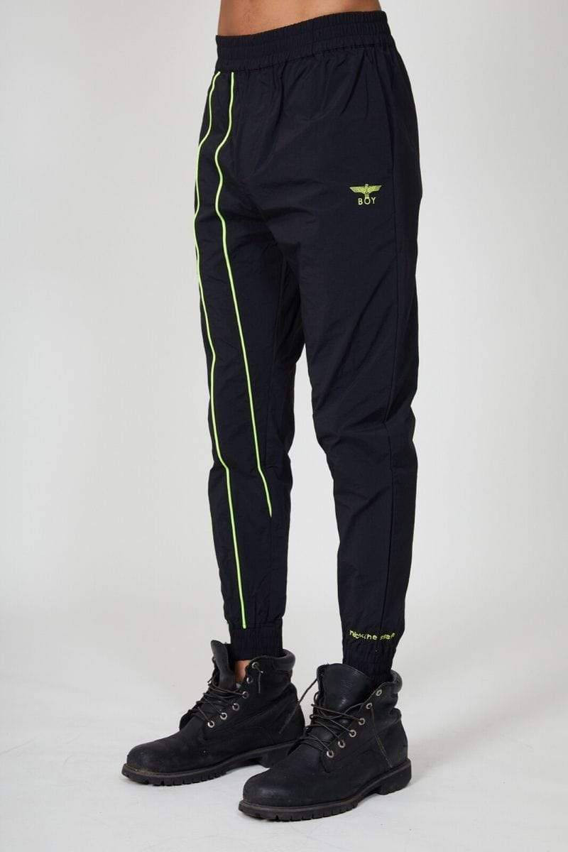 neon shell joggers