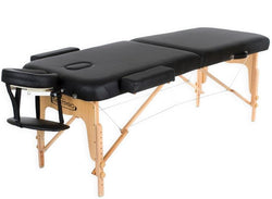 RESTPRO Inklapbare Massagetafel Classic Zwart demassageshop.nl