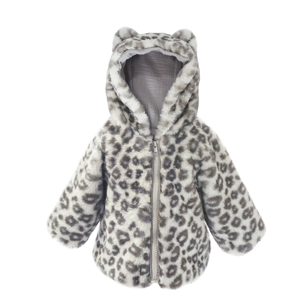Bear Faux Fur Hooded Baby Coat - 6-12M – Mon Ami