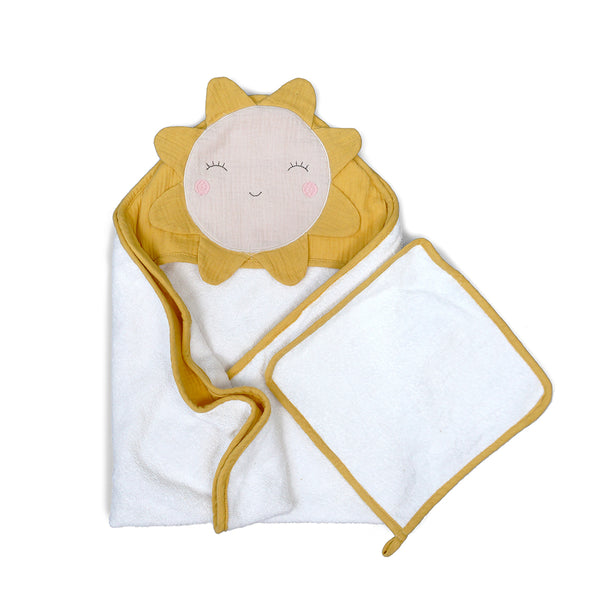 Bumblebee Terry Bath Towels  ANICHINI Cotton Terry Baby Towels