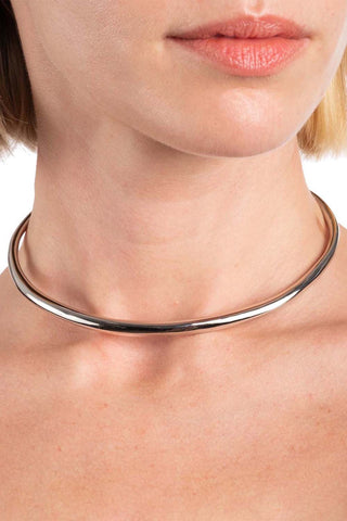 Thin Collar Necklace - Silver – ALEXIS BITTAR