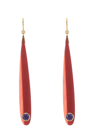 Roselle Earrings - Fuchsia
