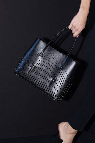 Alaia Garance XL Laser-Cut Tote Bag
