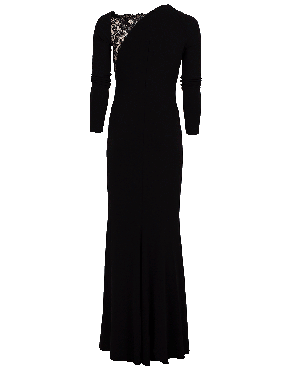 Jersey Gown with Lace Inserts – Marissa Collections