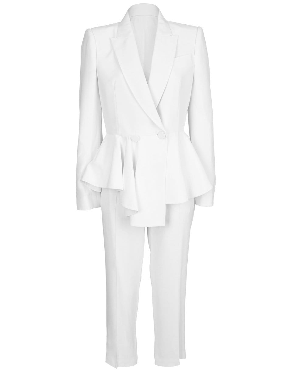 Peplum Jacket and Pant Suit