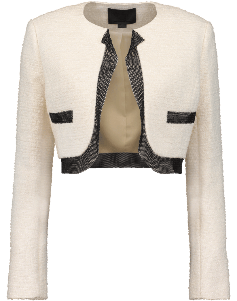 Cropped Tweed Jacket – Marissa Collections