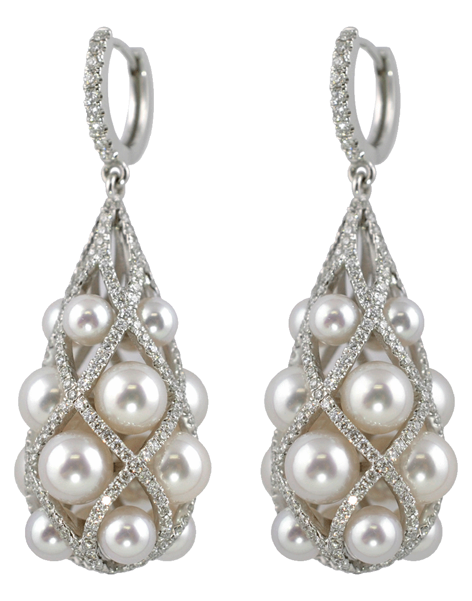 Akoya Pearl and Diamond Earrings – Marissa Collections