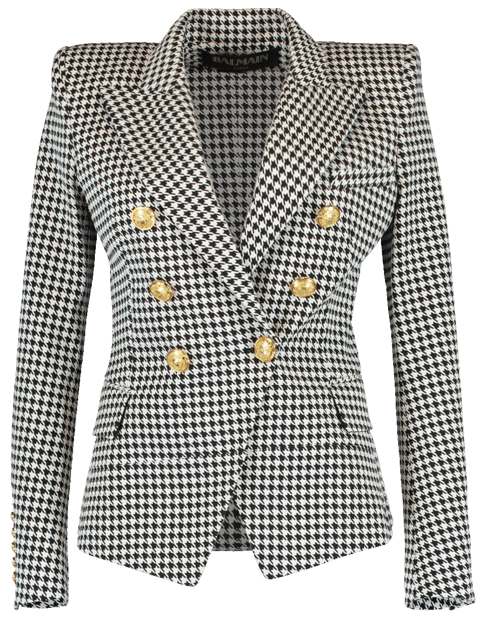 Houndstooth Jacket   Balmain Clothingjacketmisc Houndstooth Jacket 15254809641095 