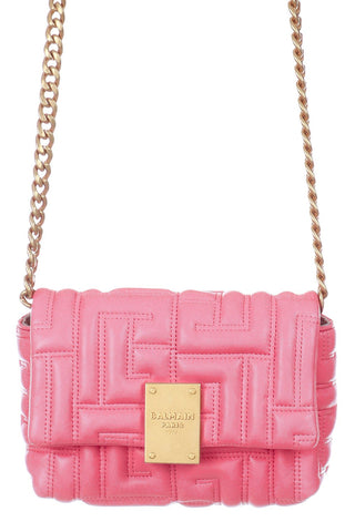 Stella in Pink Quilted Napa and Crystal: Women's Designer Mini Bag