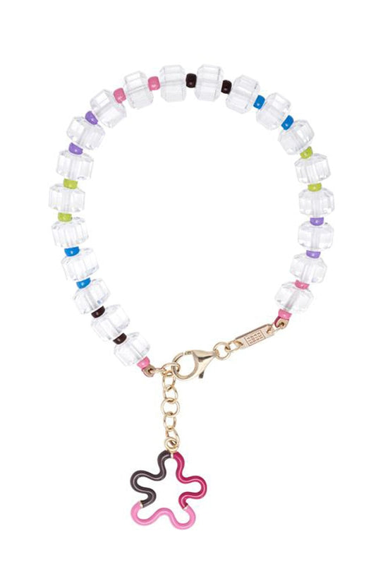 Lizzie Fortunato | Rock Candy Bracelet in Pink Lemonade