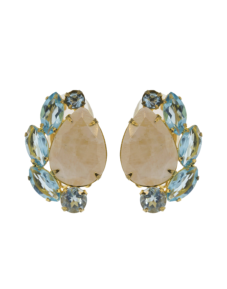 Moonstone Clip Earrings – Marissa Collections