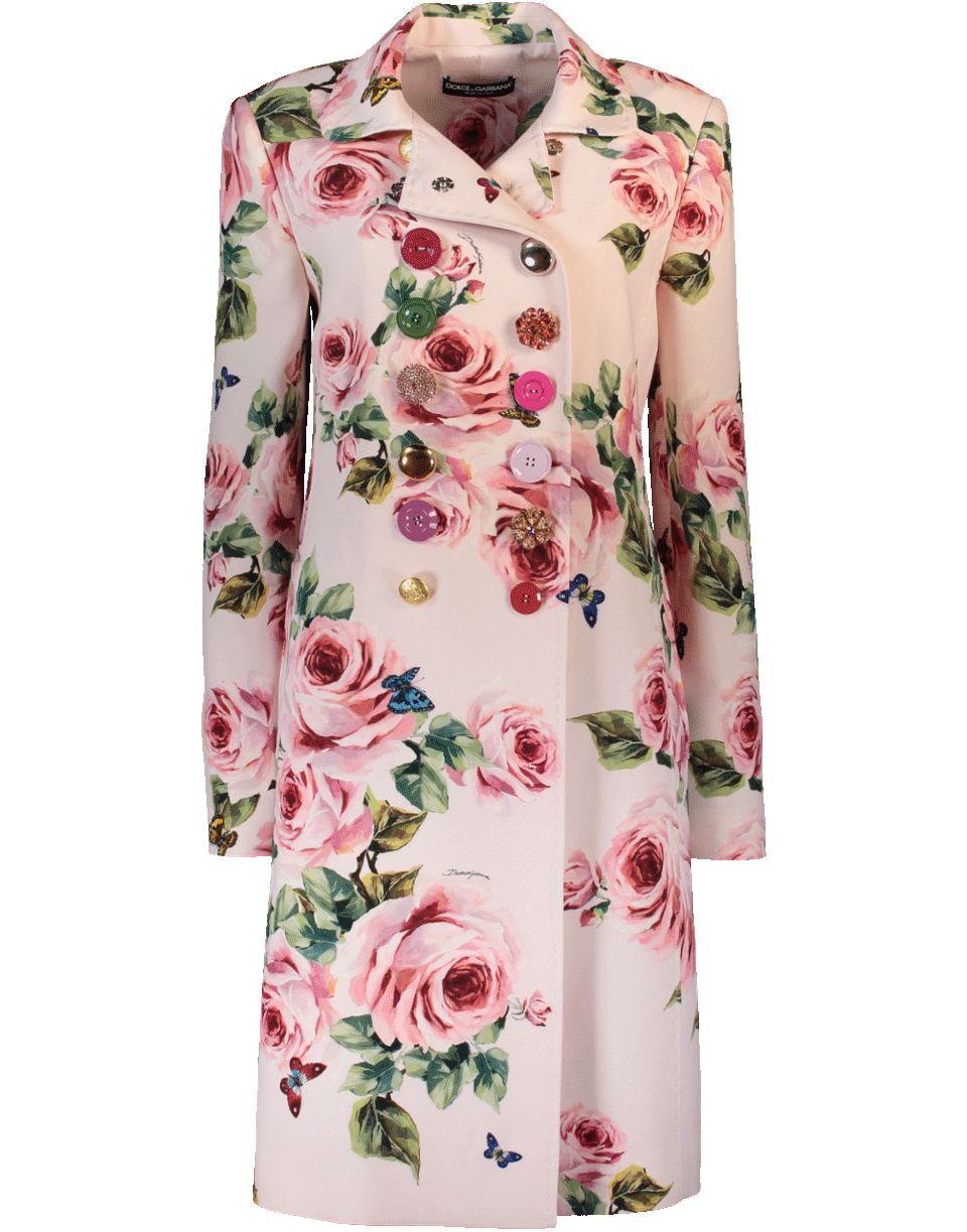 Rose Print Coat – Marissa Collections