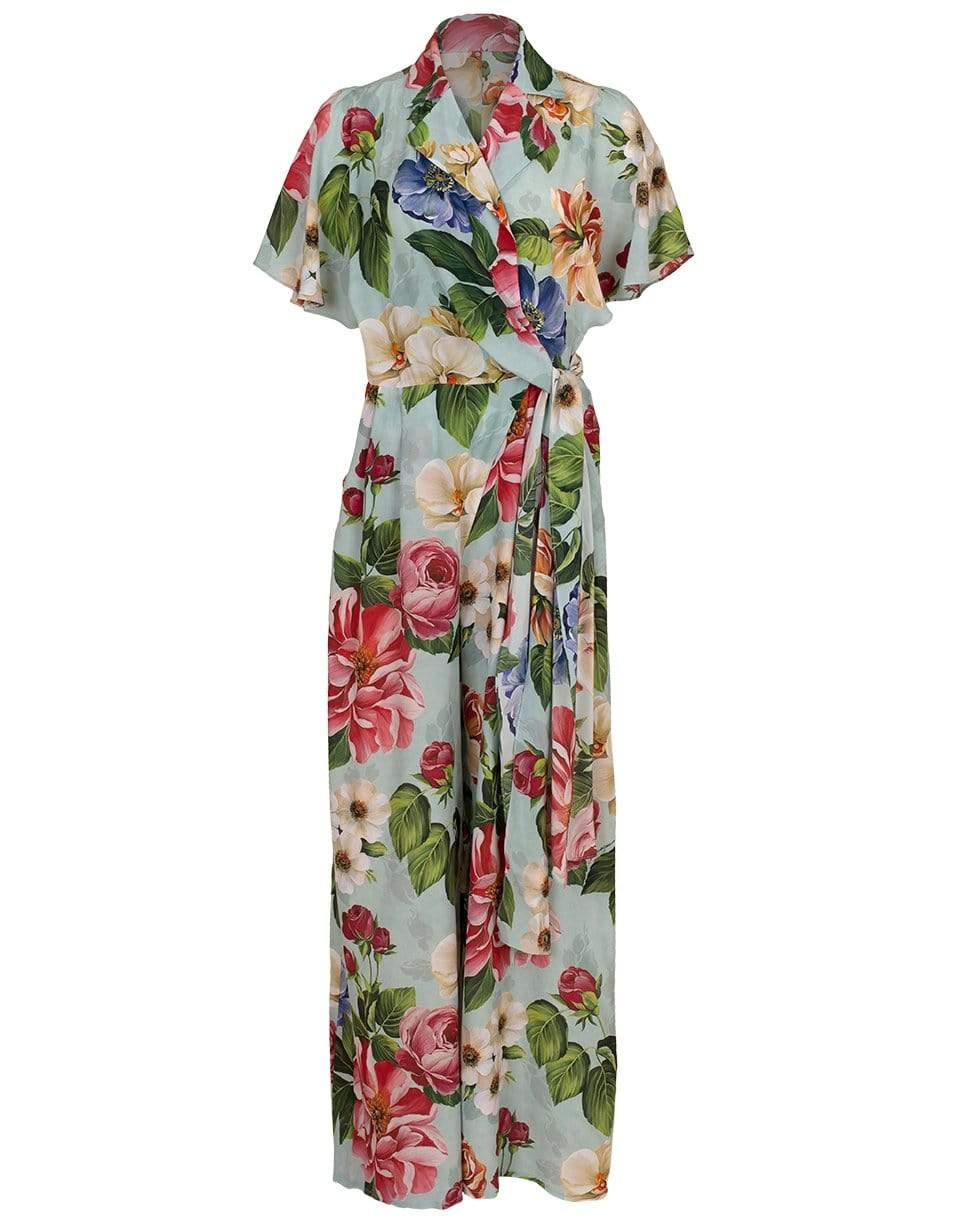 Crepe de Chine Floral Print Jumpsuit – Marissa Collections